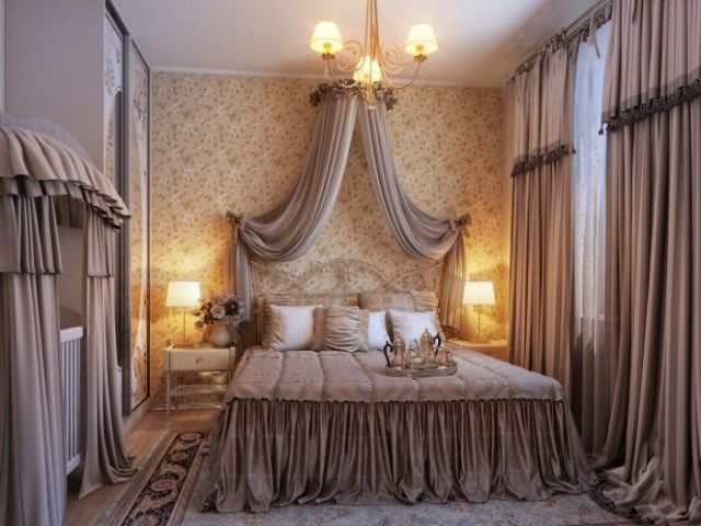 卧室回归英国旧时代 高雅与古典并存（图）  