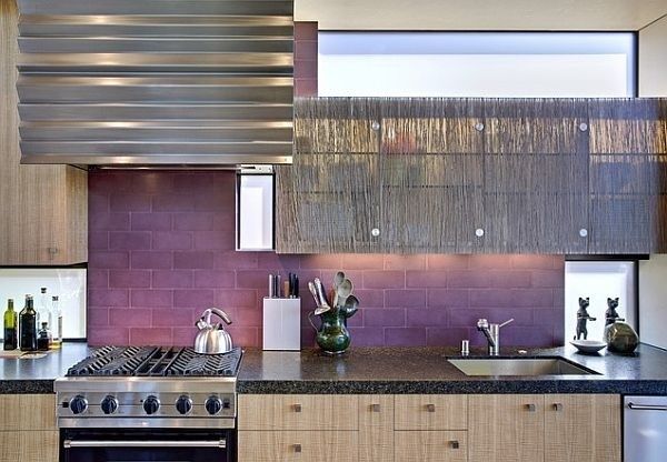 葡萄美酒夜光杯 魅惑紫色厨房设计赏析(组图) 