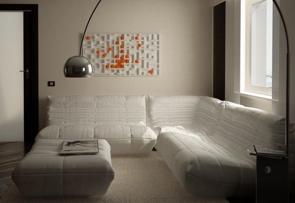 橙色主题点亮空间 简洁现代公寓设计(组图) 