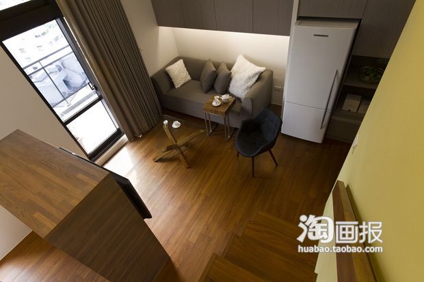 3万装28平二室一厅现代日式简约美家（图） 