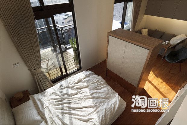 3万装28平二室一厅现代日式简约美家（图） 