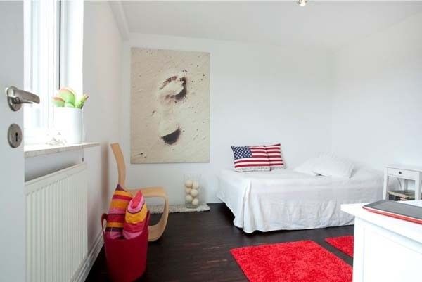 文艺范儿的小温馨 瑞典87平米公寓设计(组图) 