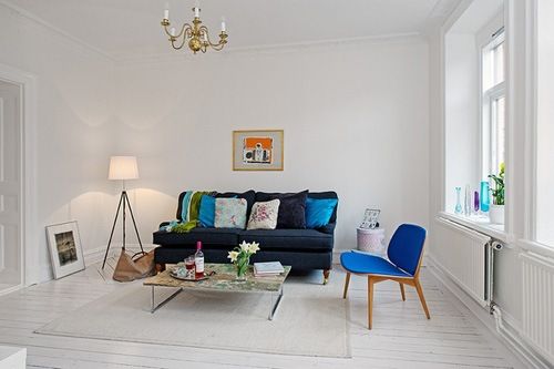 北欧最典型的家居 甜蜜的斯堪的纳维亚公寓(组图) 