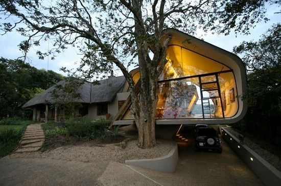南非茅草屋华丽丽的变身艺术居室（组图）  