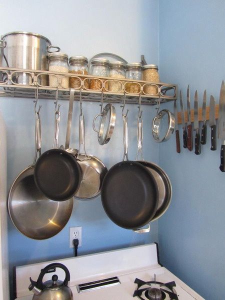 厨娘助手 31个实用厨房金属架收纳方案（图） 