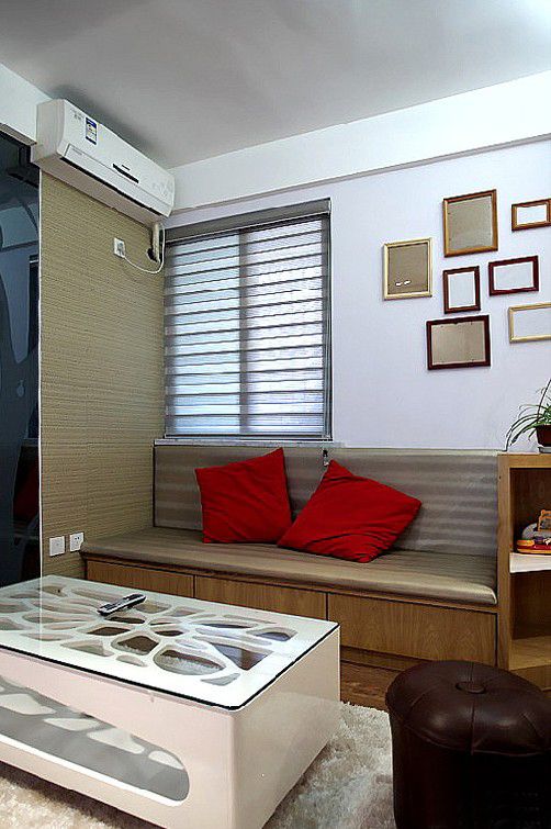 现代简约风格60平“L”户型2居室 空间显大 