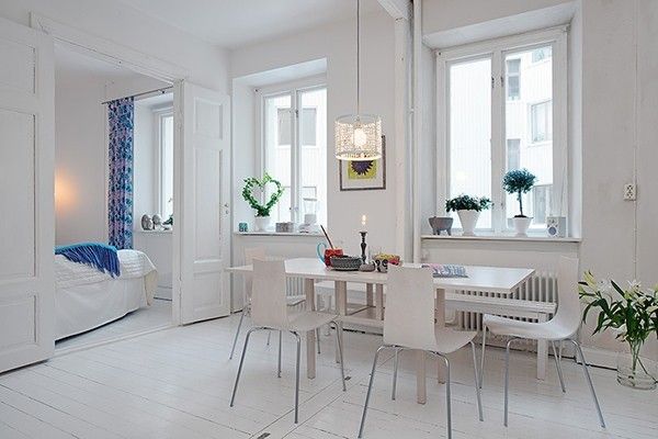 简约空间 简单美好的瑞典小公寓设计欣赏（图） 