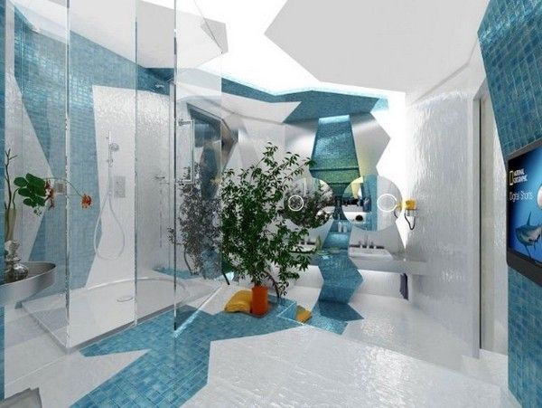 跃动色彩 双胞胎设计师的创新卫浴空间（图） 