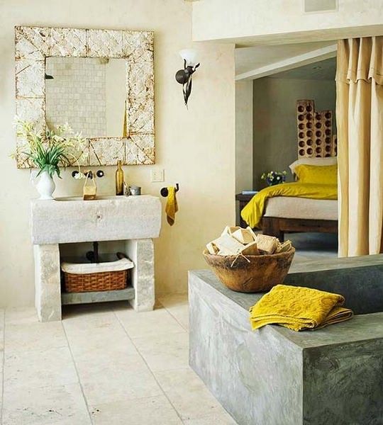 冬日沐浴 31款令人惊叹的原石浴室设计（图） 
