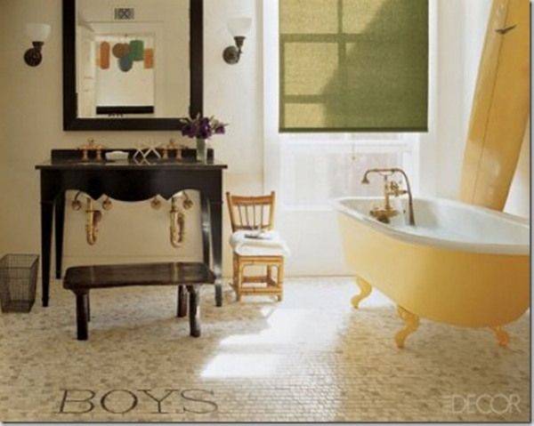 走入色彩缤纷生活 黄色浴室家居设计欣赏（图） 