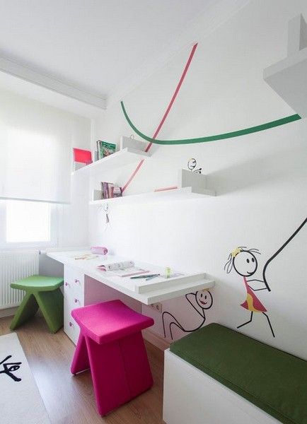 29款彩色壁纸装扮儿童房 让孩子的生活更趣味 