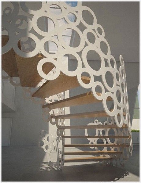 43款极具灵感的家居楼梯设计风格欣赏（图） 