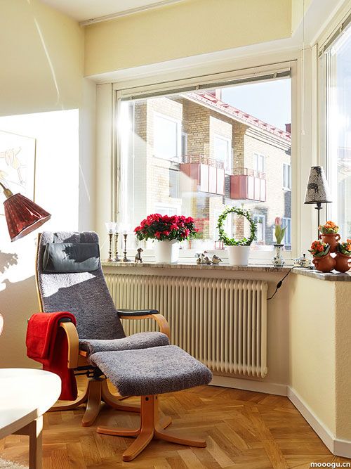 朴实浪漫的生活气息 瑞典81平温馨公寓（图） 