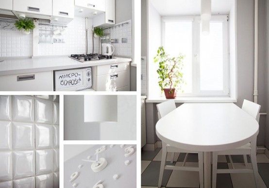 小户型的空间选择 简约白色迷你厨房（美图） 