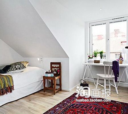 挑战设计想象 2套瑞典白色单身公寓（组图） 