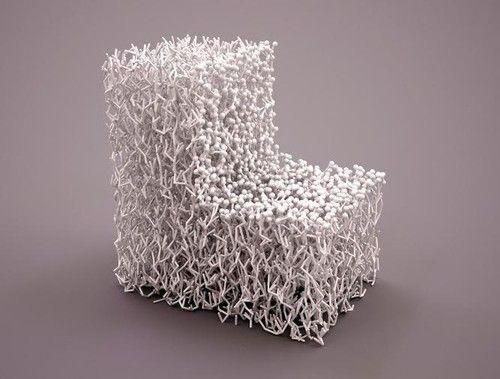 3D技术打印的桌椅家具：华丽繁复的视觉盛宴 