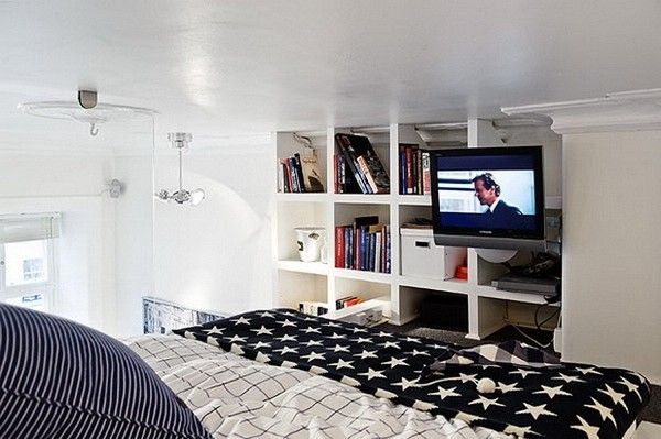 经典小户型设计 瑞典阁楼小公寓（图） 