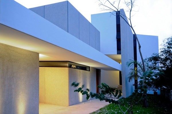 墨西哥 树林环绕中的优雅住宅设计欣赏（图） 