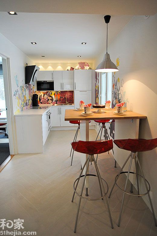 “挤”出庖厨空间 11个白色简约小厨房设计 