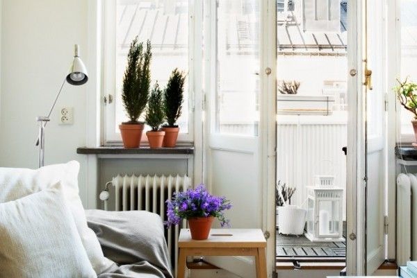 瑞典市区44平米阳光照耀的单身公寓(组图) 