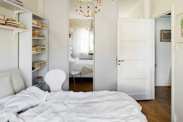 瑞典市区44平米阳光照耀的单身公寓(组图) 