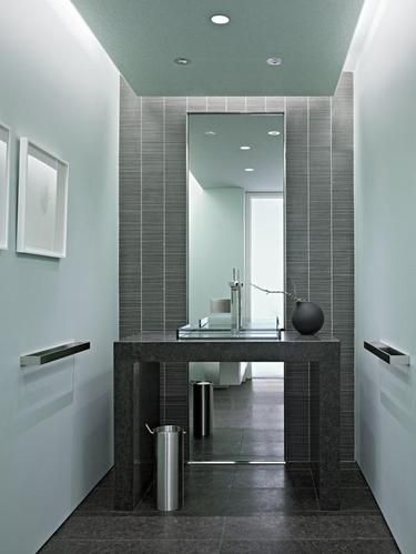 特殊户型设计 狭长卫浴间的异想世界 