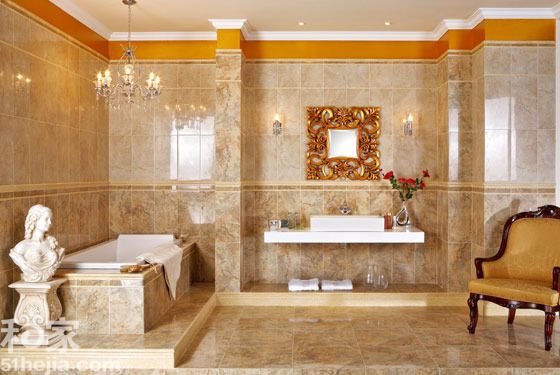 文艺派装卫浴 10图8款卫浴瓷砖设计 