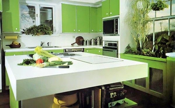 生机盎然 清新绿色风格厨房设计赏析（图） 