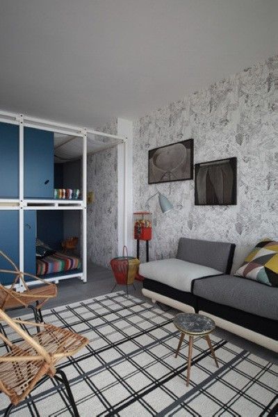 Fun house 法国浪漫小空间公寓设计（组图） 
