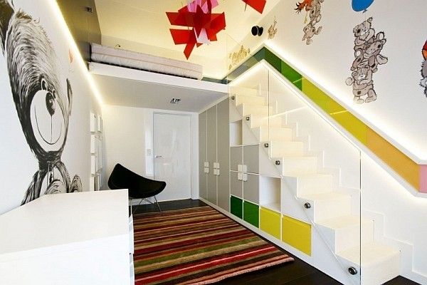 波兰200平米重彩的现代公寓设计（图） 