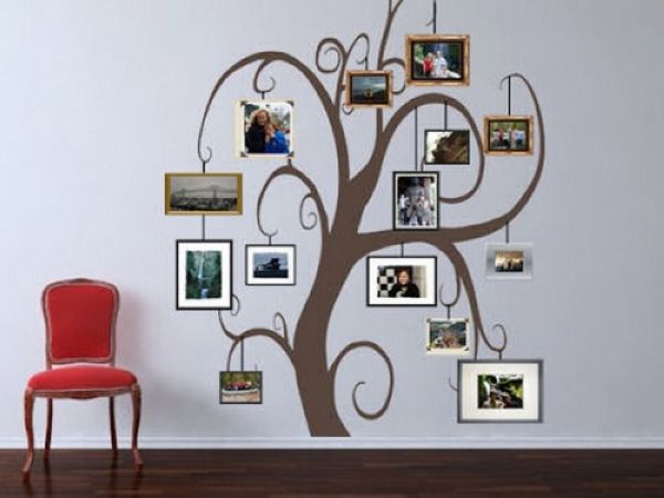 让家庭关系图更新奇 照片墙新创意赏析（图） 