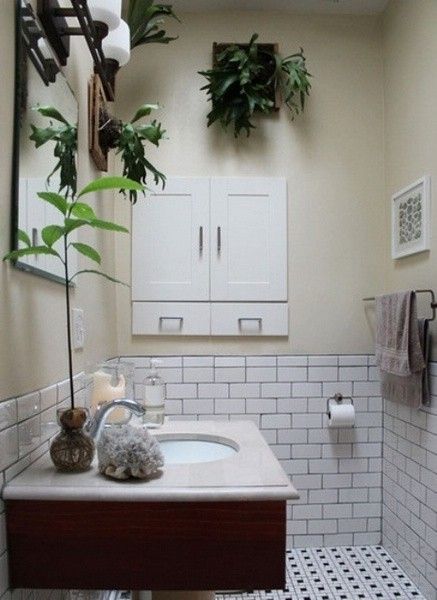 绿色装点 41款浴室绿色植物装饰（组图） 