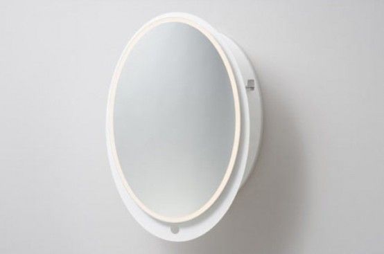 超现代浴室镜 自由调节照出你的好心情（图） 