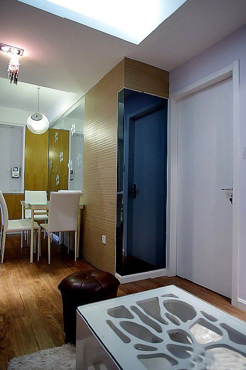 60平米L户型简约两居室 空间舒适宽敞(组图) 