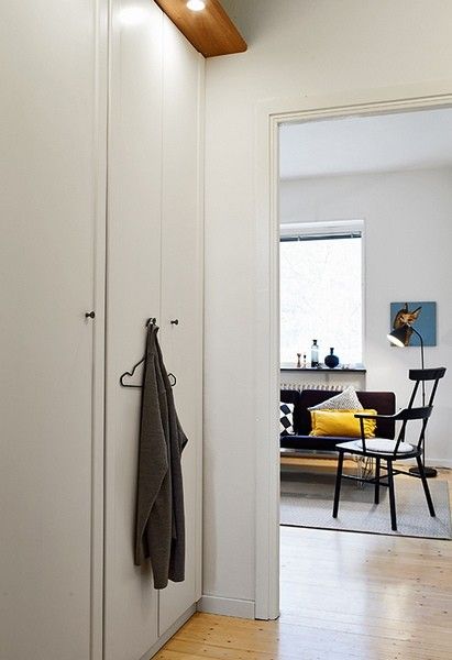 35平米黑白简约小户型瑞典公寓设计赏析（图） 