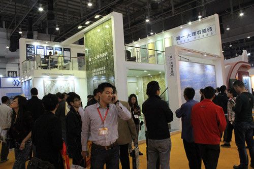 第十三届中国（厦门）国际石材展 简一大理石瓷砖大放异彩