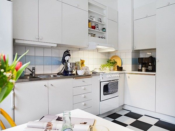 35平黑白小户型 瑞典简约风公寓设计(组图) 