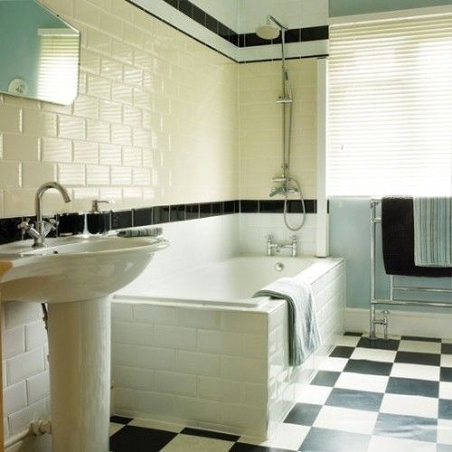 7个瓷砖铺贴方案 简约装饰温馨卫浴空间 