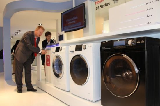 欧洲最节能洗衣机海尔造