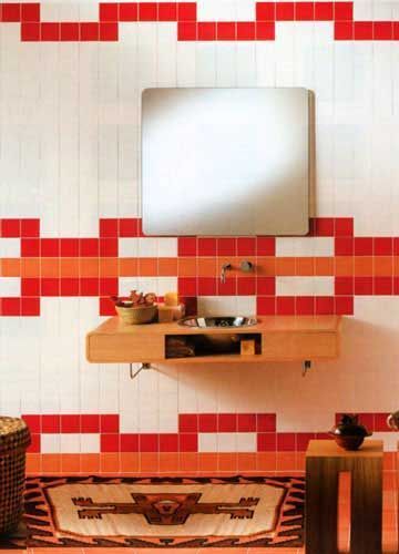 16种浴室瓷砖新式贴法 贴出自己的独有风格 