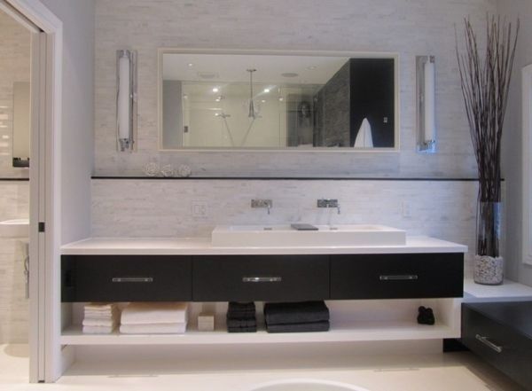 私密空间的巧妙照明 卫浴室照明设计欣赏 