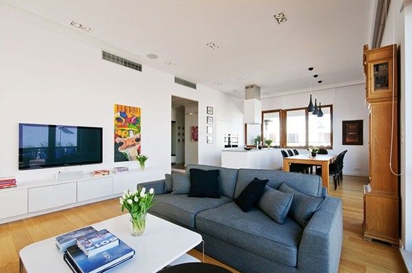 时髦新区的优雅空间 波兰华沙屋顶公寓(组图) 