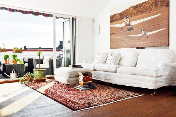 慵懒下午茶 瑞典106平米优质复式公寓(组图) 