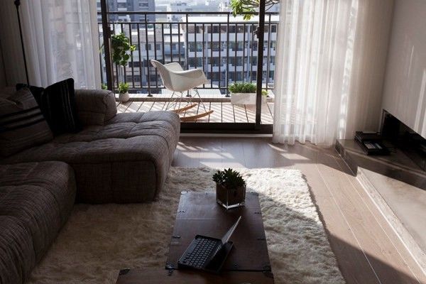 木地板雍容沉静 新亚洲风格的台湾公寓(组图) 