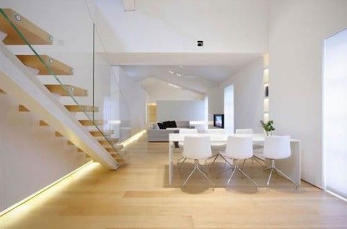 日式北欧混搭 雅典橡木地板素雅阁楼公寓(图) 