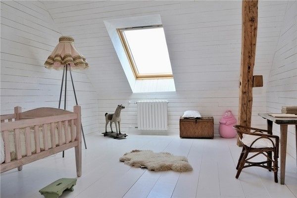 海滨浪漫白色地板家装 瑞典淳朴乡村家居(图) 