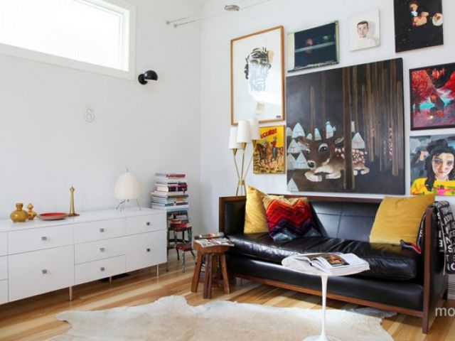 白色经典家居装饰 瑞典室内设计师的家(组图) 