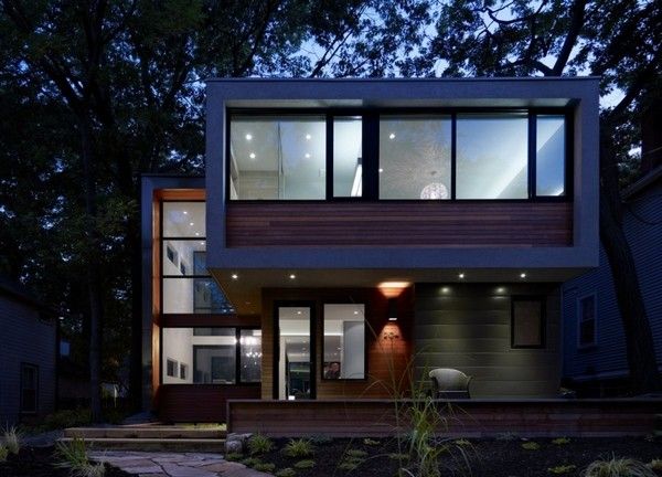 原木色的简洁明快 中性风格的多伦多住宅(图) 