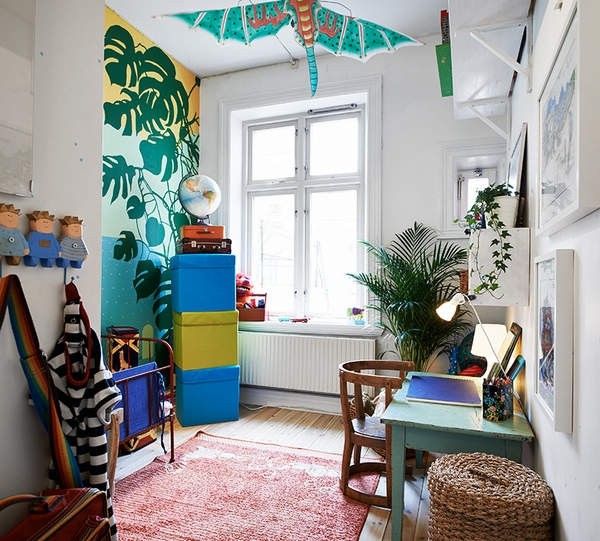 木地板营造温暖家气息 瑞典多彩时尚公寓(图) 