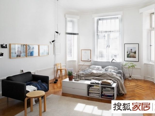 68平米简单分割空间公寓 开放性时尚家居 